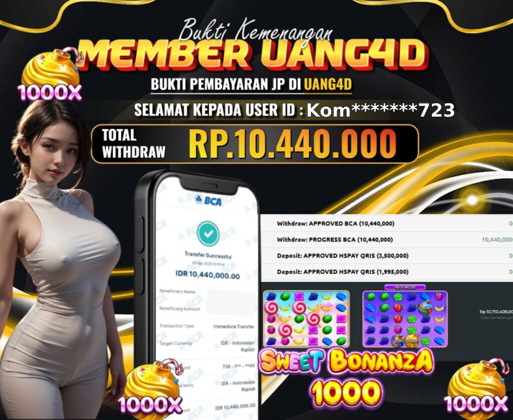 UANG4D - JACKPOT SWEET BONANZA 1000